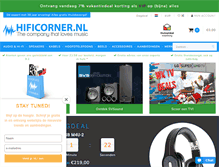 Tablet Screenshot of hificorner.nl